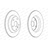 Brake disc FERODO DDF1616
