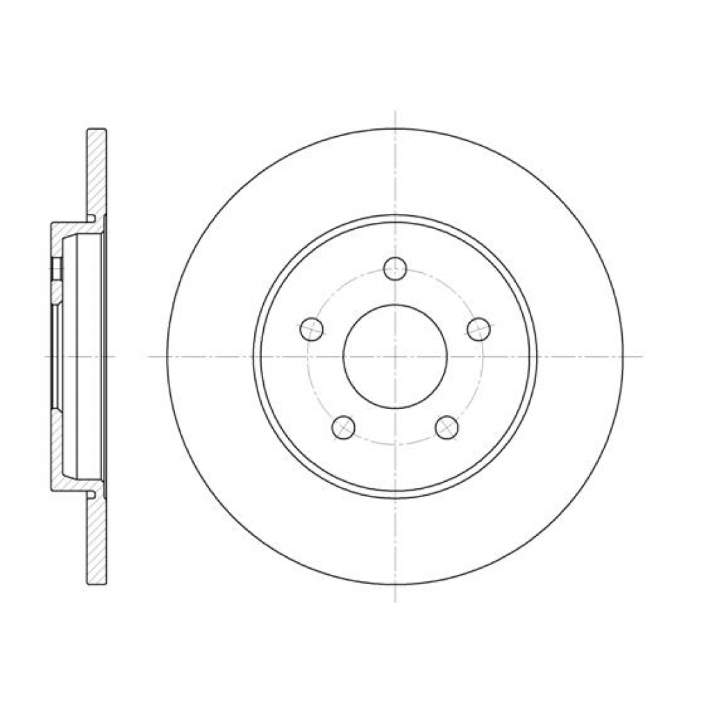 Гальмівний диск REMSA 6661.00