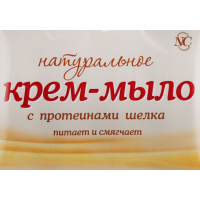 Solid soap Nevskaya cosmetics Natural with silk proteins 4 x 100 g (4600697106052)
