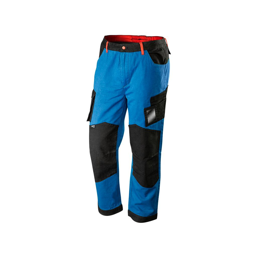 Штани робочі Neo Tools HD+, розмір L (52), 275 г/м2,бавовна, з відсіком для наколін (81-225-L)