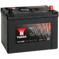 Car battery Yuasa 12V 72Ah SMF Battery (YBX3030)