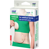 Бандаж MedTextile Бандаж при пупочній грижі, розмір M/L, люксшт (4820137292798)