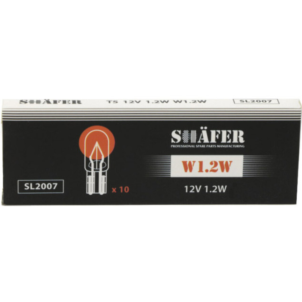 Автолампа SHAFER 12V1.2WW1.2W (SL2007)