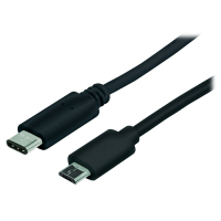 Дата кабель USB-C M to Micro BM 1.0m Manhattan Intracom (353311)