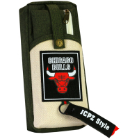 Cool For School pencil case 2 department Chicaco Buliis black (J-2390-1-green)