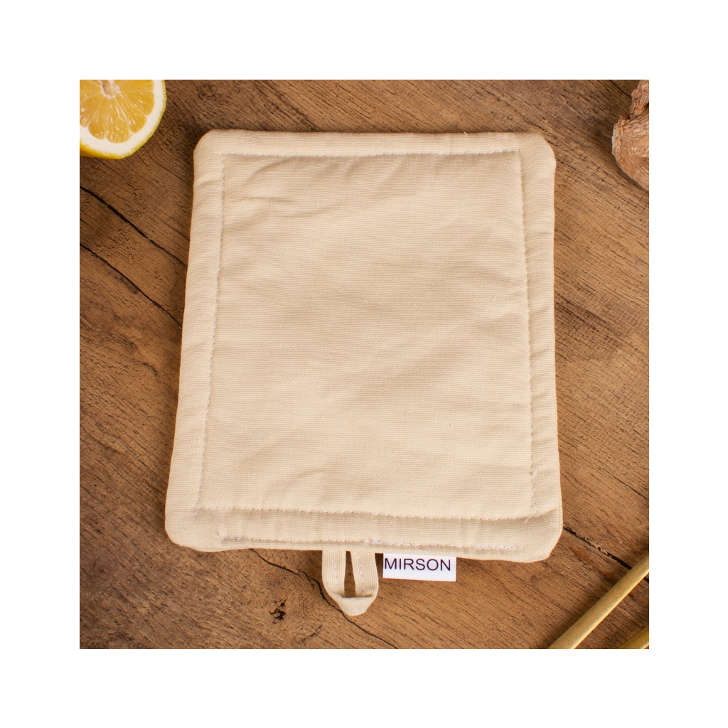 Кухонна прихватка MirSon рогожа/напівпанама №204 - Creamy (2200006753933) Кухонна прихватка MirSon рогожа/напівпанама №204 - Creamy (2200006753933)