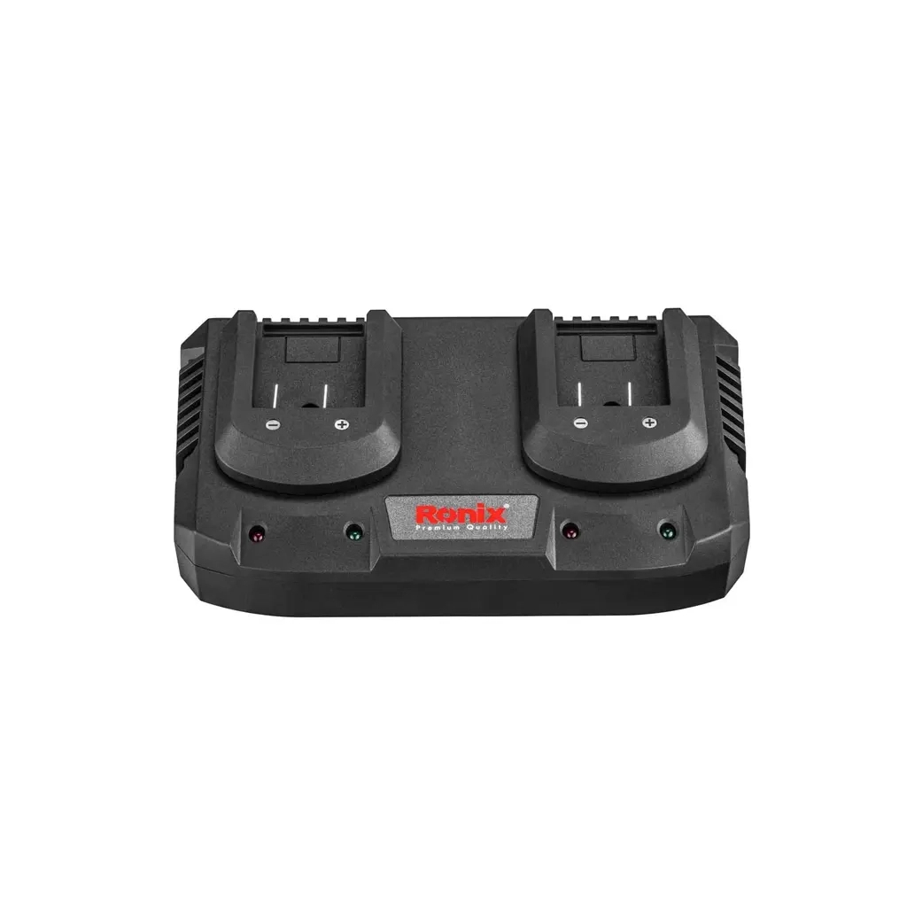 Зарядний пристрій для акумуляторів інструменту Ronix 20В, 2.2А x 2 (8994)