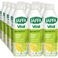 Напій Jaffa соковмісний Vital Immunity Лимон і лайм з екстрактом імбиру 500 мл (4820192260480)