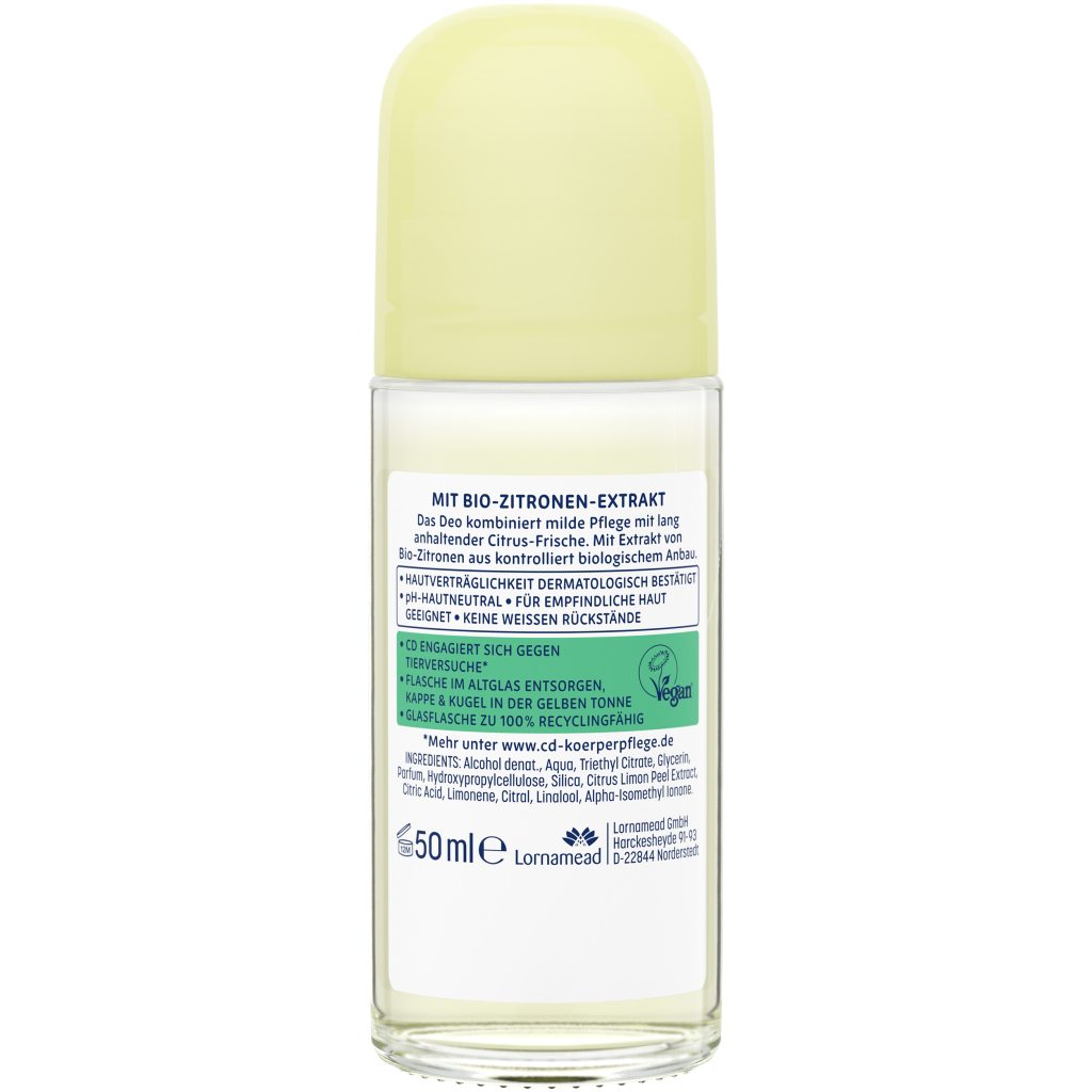 Дезодорант CD Цитрус Кульковий 50 мл (4045612007920)