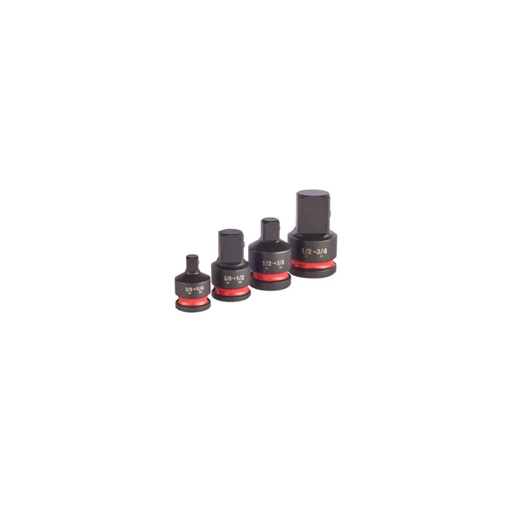 Адаптер для інструменту Milwaukee для головок 1/2" - 3/4", 1/2" - 3/8", 3/8" - 1/2", 3/8" - 1/4" (4932480356)