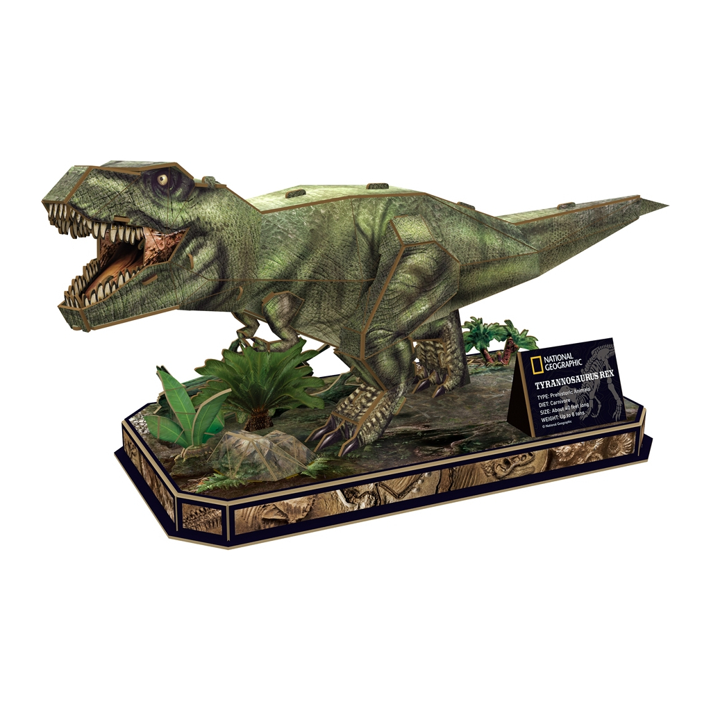 Пазл Cubic Fun 3D National Geographic Dino Тиранозавр Рекс (DS1051h)