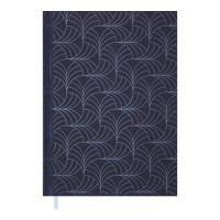 Тижневик Buromax недатований VELVET, А5, синій 288 сторінок (BM.2025-02)