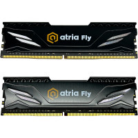 Модуль пам'яті для комп'ютера DDR4 16GB (2x8GB) 2666 MHz Fly Black ATRIA (UAT42666CL19BK2/16)