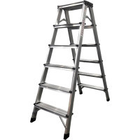 GTM stepladder 6-step. upper step 1.18 m, two-sided (KMH1206)
