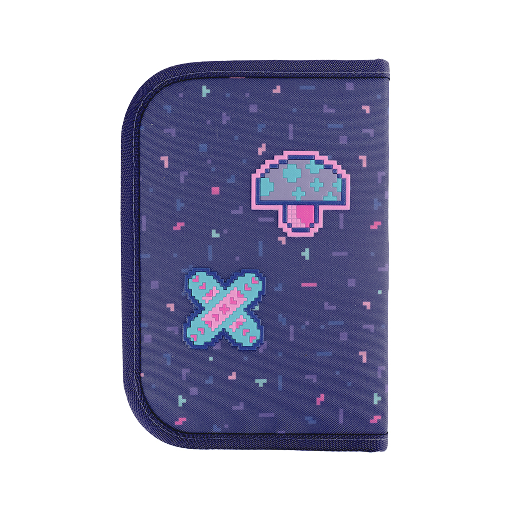 Пенал Kite Pixel Love K24-622-5, 1 відділення, 2 відвороти (K24-622-5)