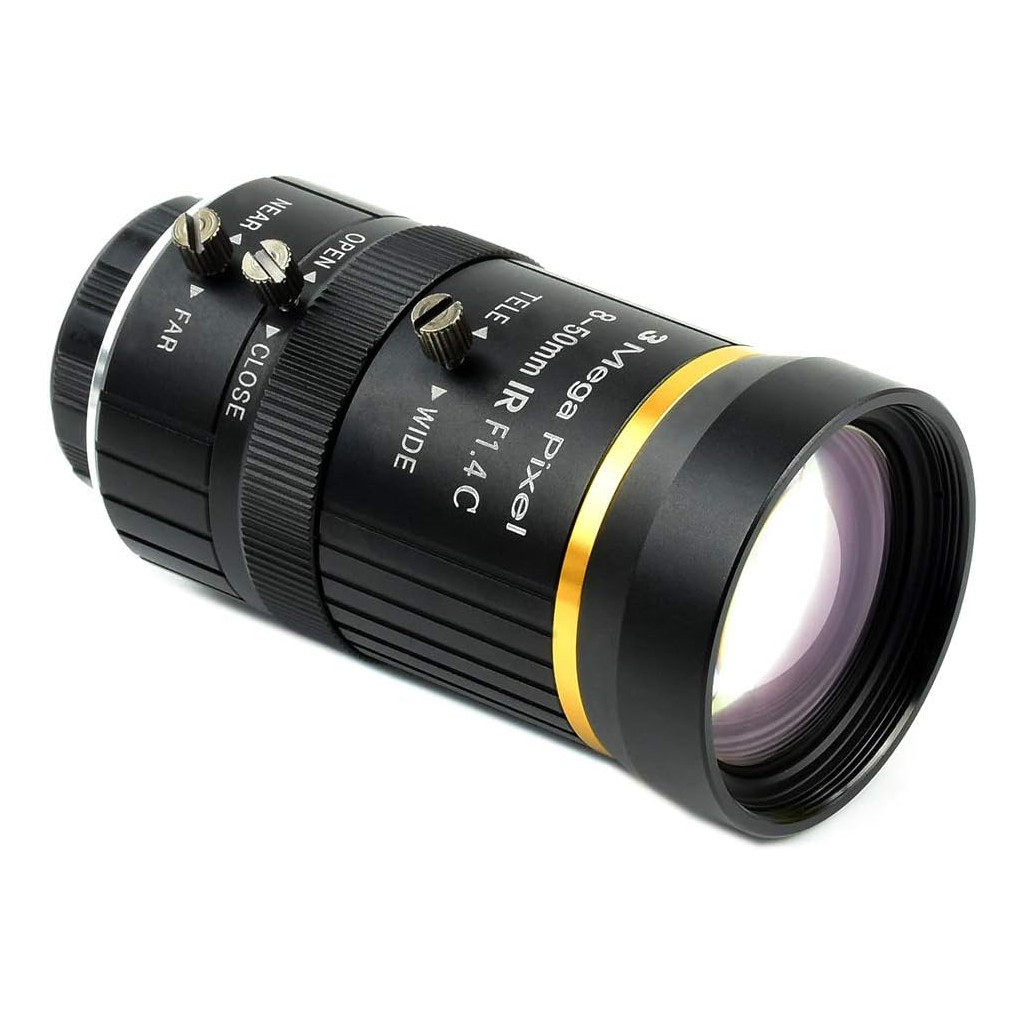 Об'єктив Waveshare 8-50mm Zoom Lens for Pi Camera Module (18245)