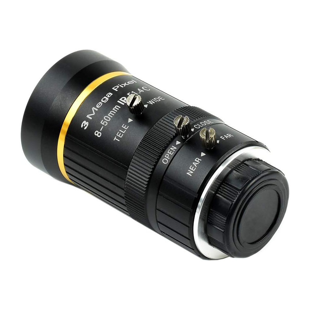Об'єктив Waveshare 8-50mm Zoom Lens for Pi Camera Module (18245)