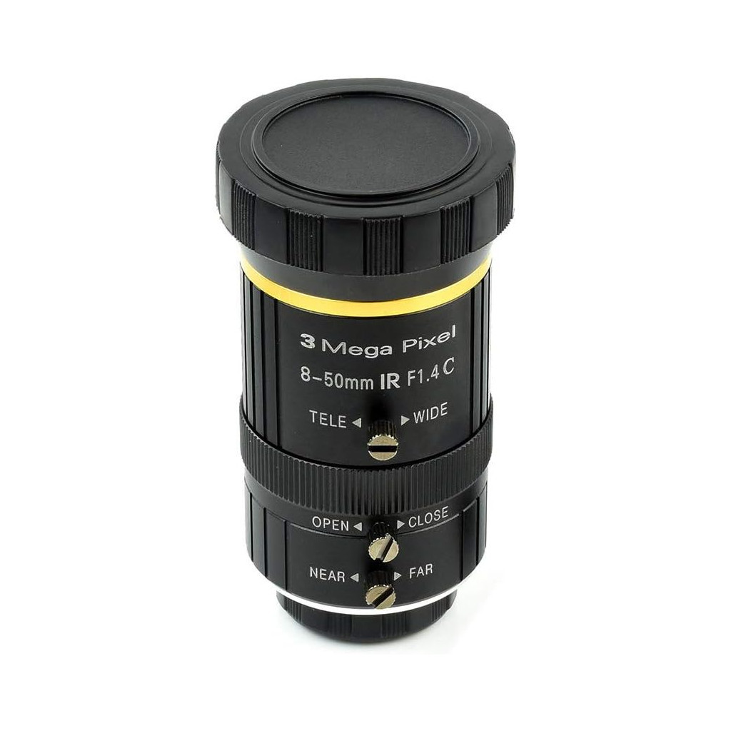 Об'єктив Waveshare 8-50mm Zoom Lens for Pi Camera Module (18245)