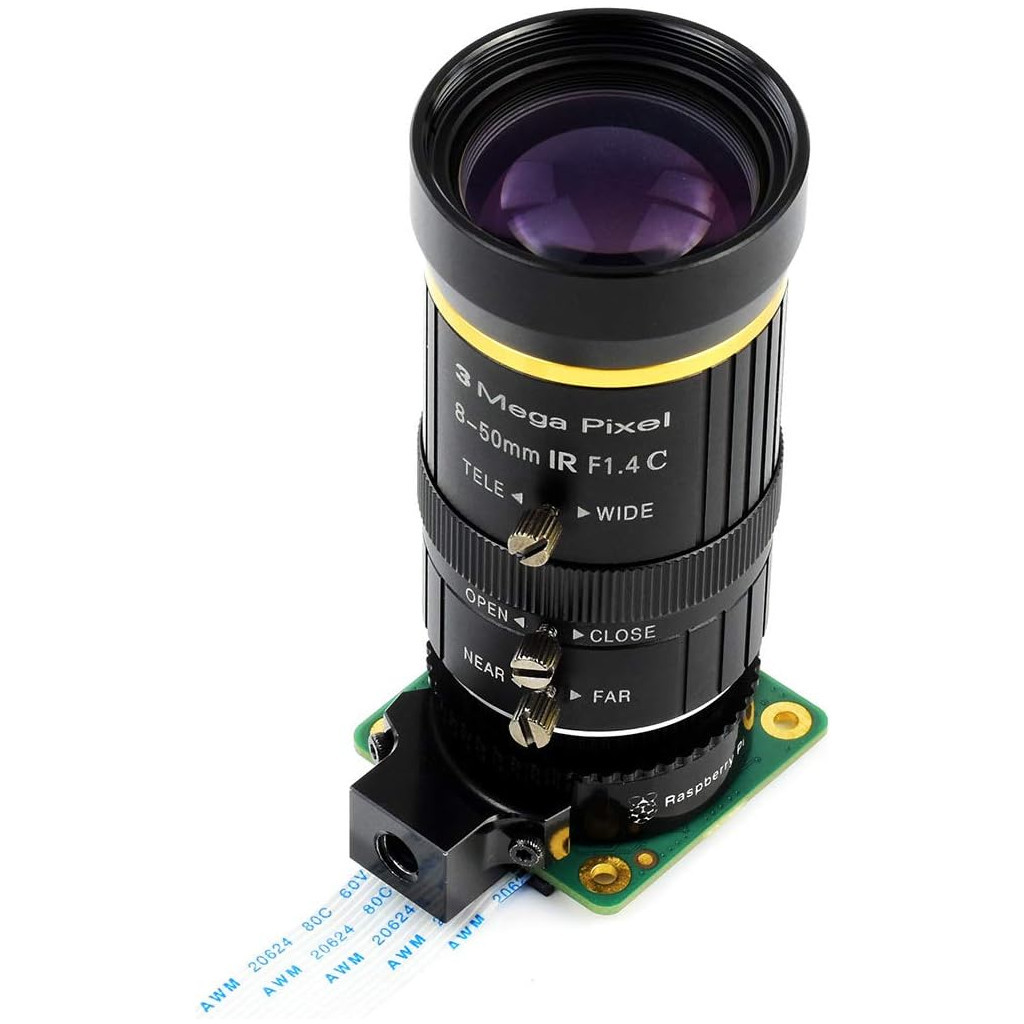 Об'єктив Waveshare 8-50mm Zoom Lens for Pi Camera Module (18245)