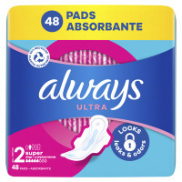 Sanitary pads Always Ultra Super (Size 2) 48 pcs. (8700216450294)