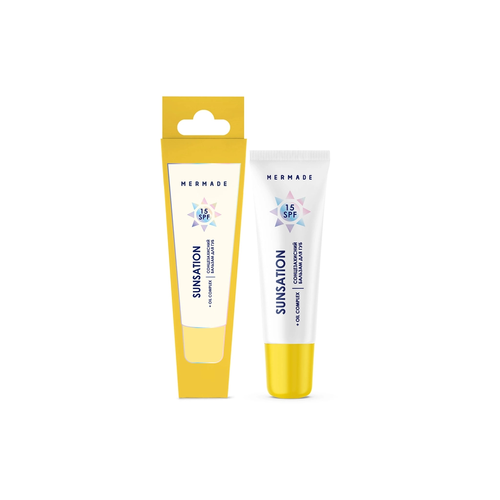Бальзам для губ Mermade Sunsation SPF 15 Сонцезахисний 10 г (4823122900951)