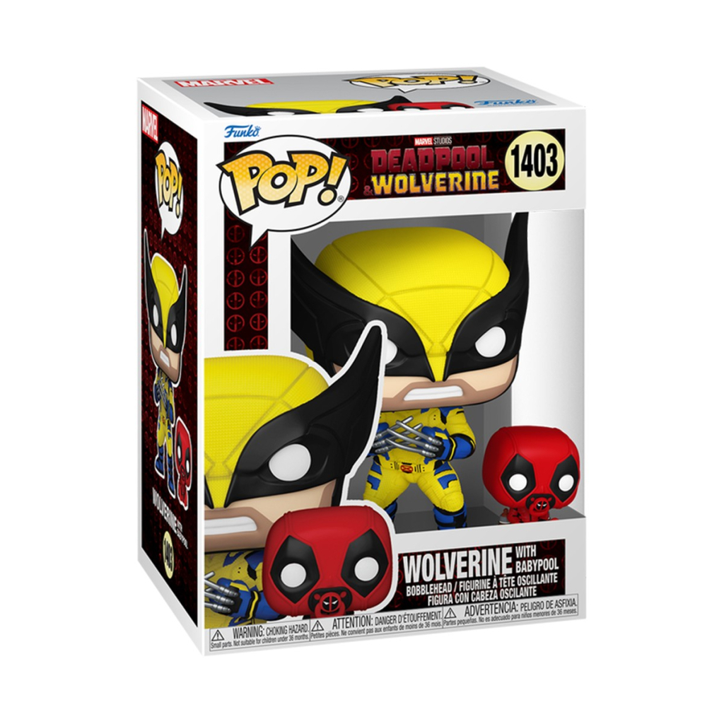 Фігурка для геймерів Funko Pop серії Дедпул 3 - Росомаха з Бебіпулом (82382)