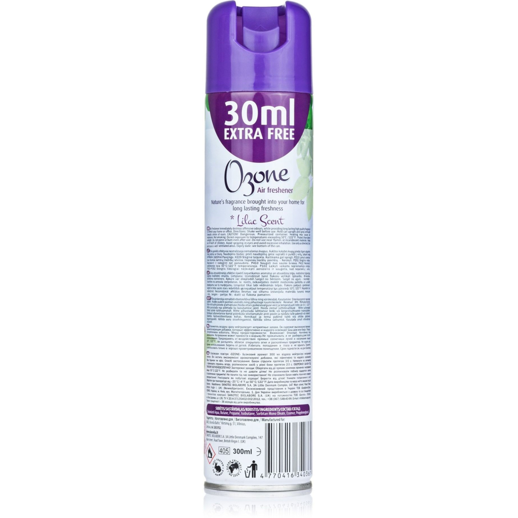 Освіжувач повітря Ozone Lilac Scent 300 мл (4770416340361)
