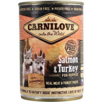 Wet food for dogs Carnilove with salmon and turkey 400 g (8595602529254)
