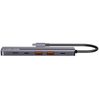 Порт-реплікатор Canyon Docking Station DS-17 6 in 1 4k USB-C hub (CNS-TDS17)