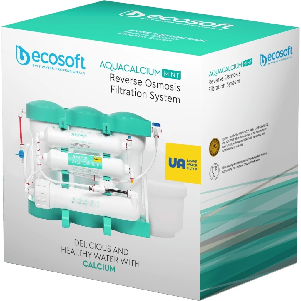 Система фільтрації води Ecosoft PURE AQUACALCIUM Mint (MO675PUREMACECO)