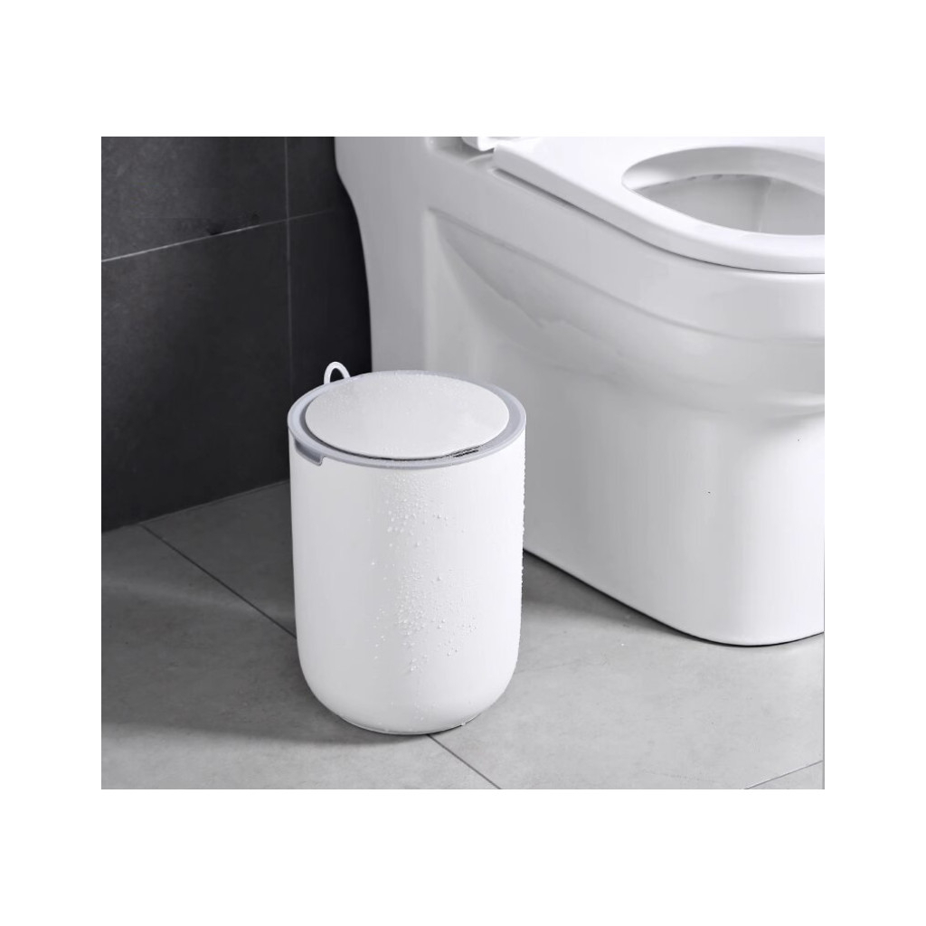 Контейнер для сміття JAH Waterproof Сенсорний Білий 8 л (20257)
