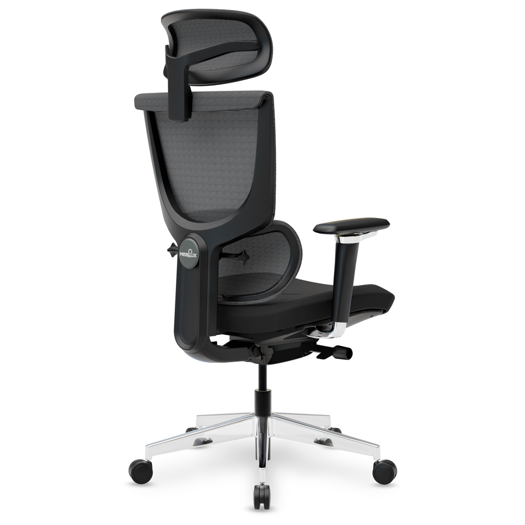 Офісне крісло Mealux S8 Air Fabric Black (HF-S8P F/B)