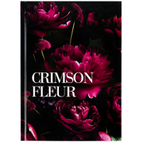 Notebook Axent Crimson fleur A5, 96 sheets, cell, hard cover (8459-4-A)