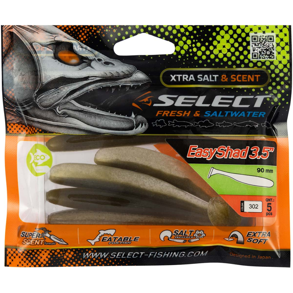 Силікон рибальський Select Easy Shad 3.5" 302 (5 шт/уп) (1870.71.80)