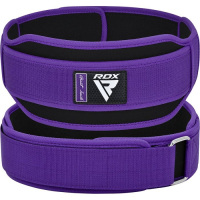 Athletic belt RDX RX5 Double Belt neoprene Purple S (WBD-RX5PR-S)
