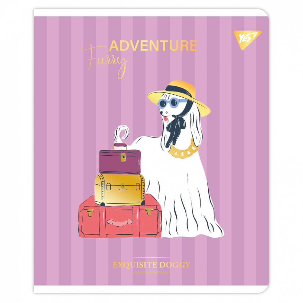 Зошит Yes Exquisite doggy 24 аркушів лінія (767542)