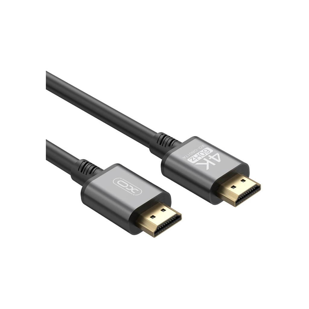 Кабель мультимедійний HDMI M to HDMI M 3.0m V2.0 black XO (GB017A-HDMI.tranish)