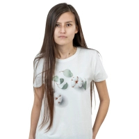 T-shirt Sol's Pioneer Women Cotton Flowers white L (03579102/115L)