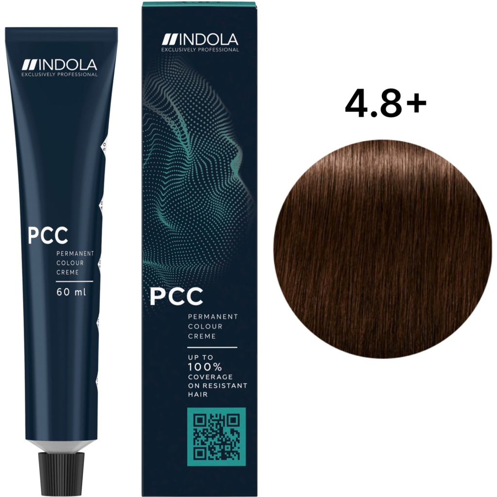 Фарба для волосся Indola Permanent Caring Color 4.8+ (4045787933901)