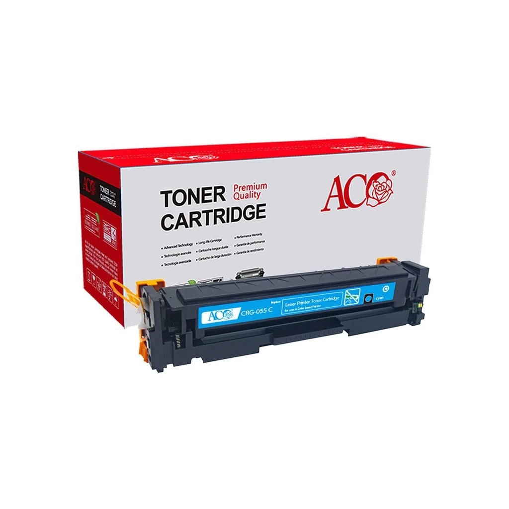 Картридж ACO Canon 055H Cyan, without chip (ACO-CRG-055HCNC) Картридж ACO Canon 055H Cyan, without chip (ACO-CRG-055HCNC)