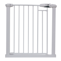Protective barrier for children FreeON door barrier GAMA, metal (45005)