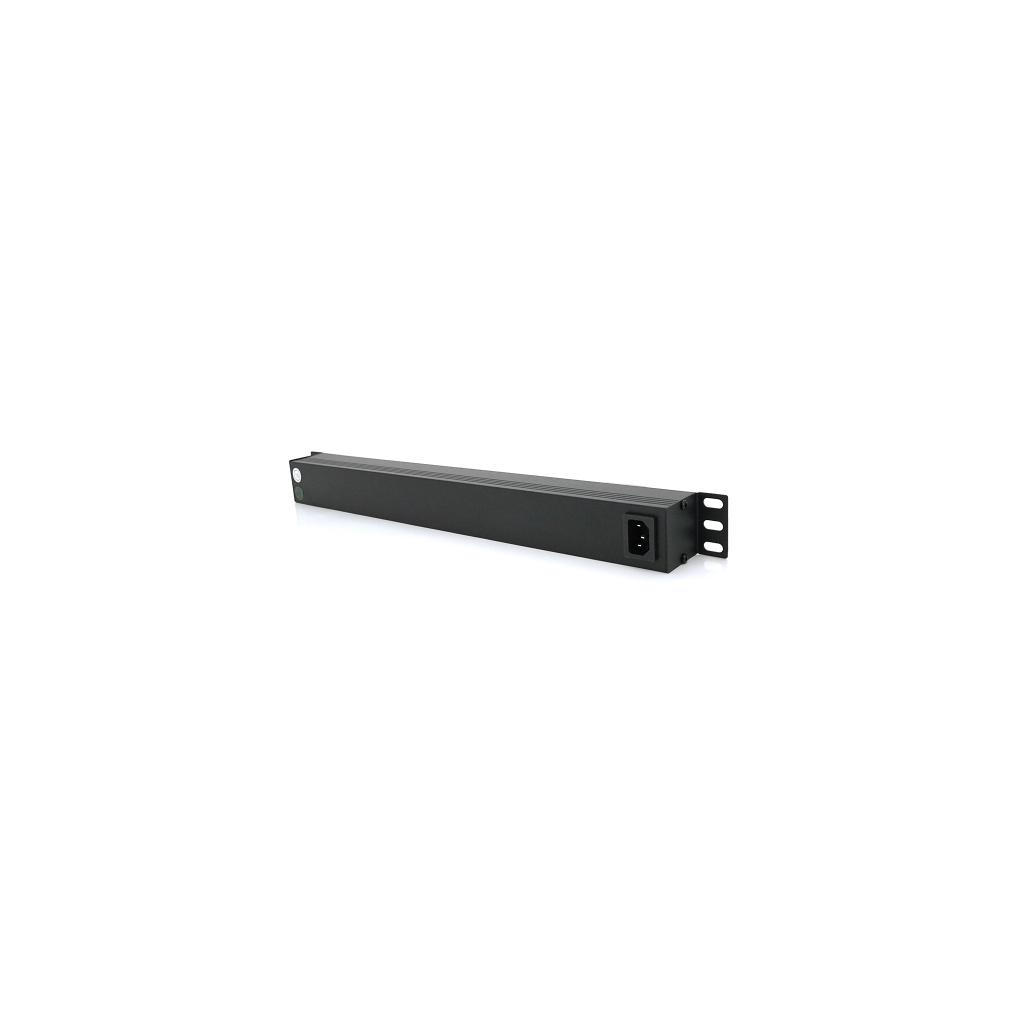 Силовий блок 19" 9 розеток С13, без кабеля, вимикач, метал. корпус Voltronic (PPX9PDUGR)