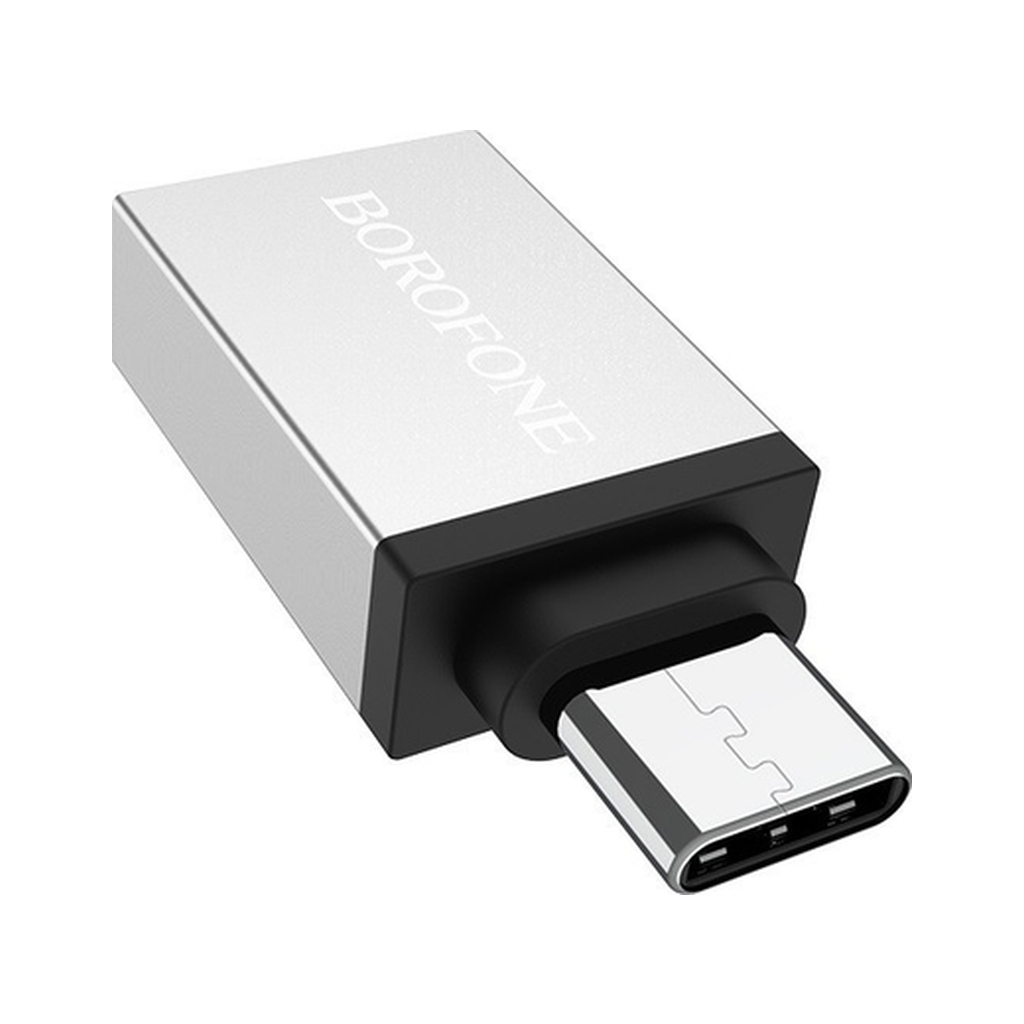 Перехідник OTG USB 3.0 AF to USB-C BOROFONE (6957531090328)