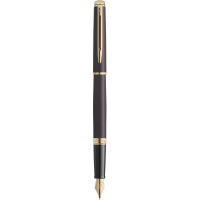 Fountain pen Waterman HEMISPHERE Metallic Lava Black GT FP F (12 090)