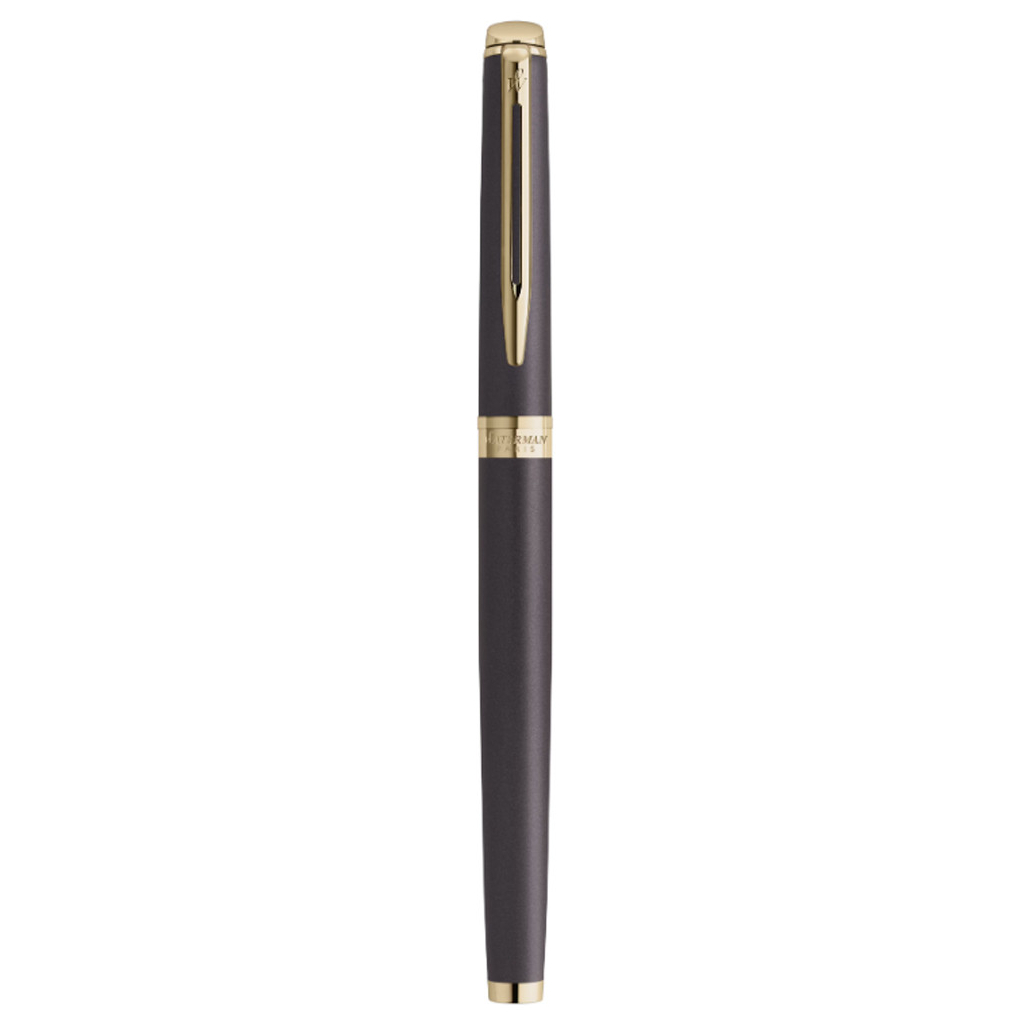 Ручка пір'яна Waterman HEMISPHERE Metallic Lava Black GT  FP F (12 090)