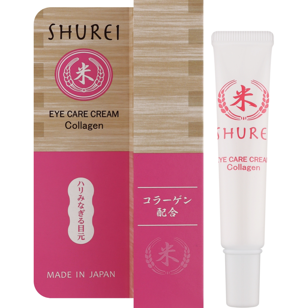 Крем для шкіри навколо очей Shurei Facial Care Cream Collagen 15 г (4955814707934)