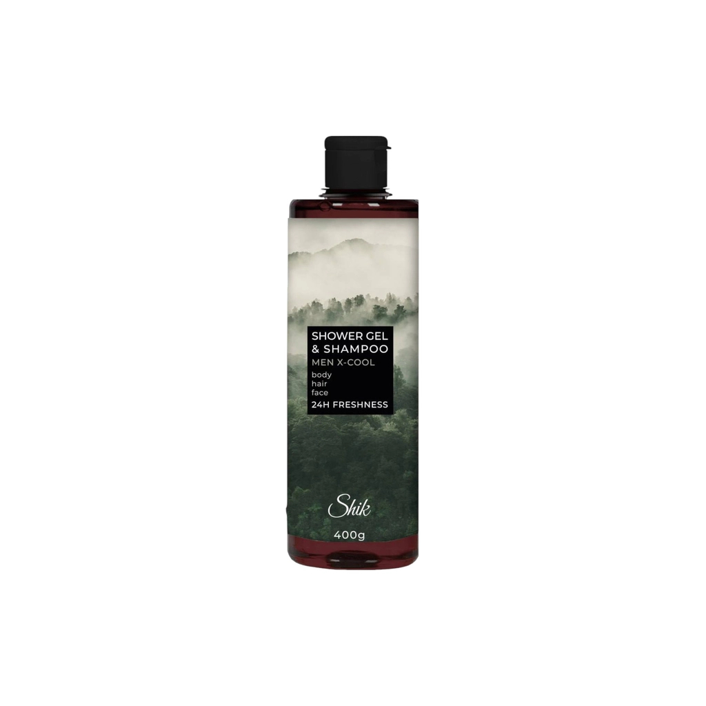 Гель для душу Shik Men X-Cool Shower Gel & Shampoo 400 г (4823107607134)