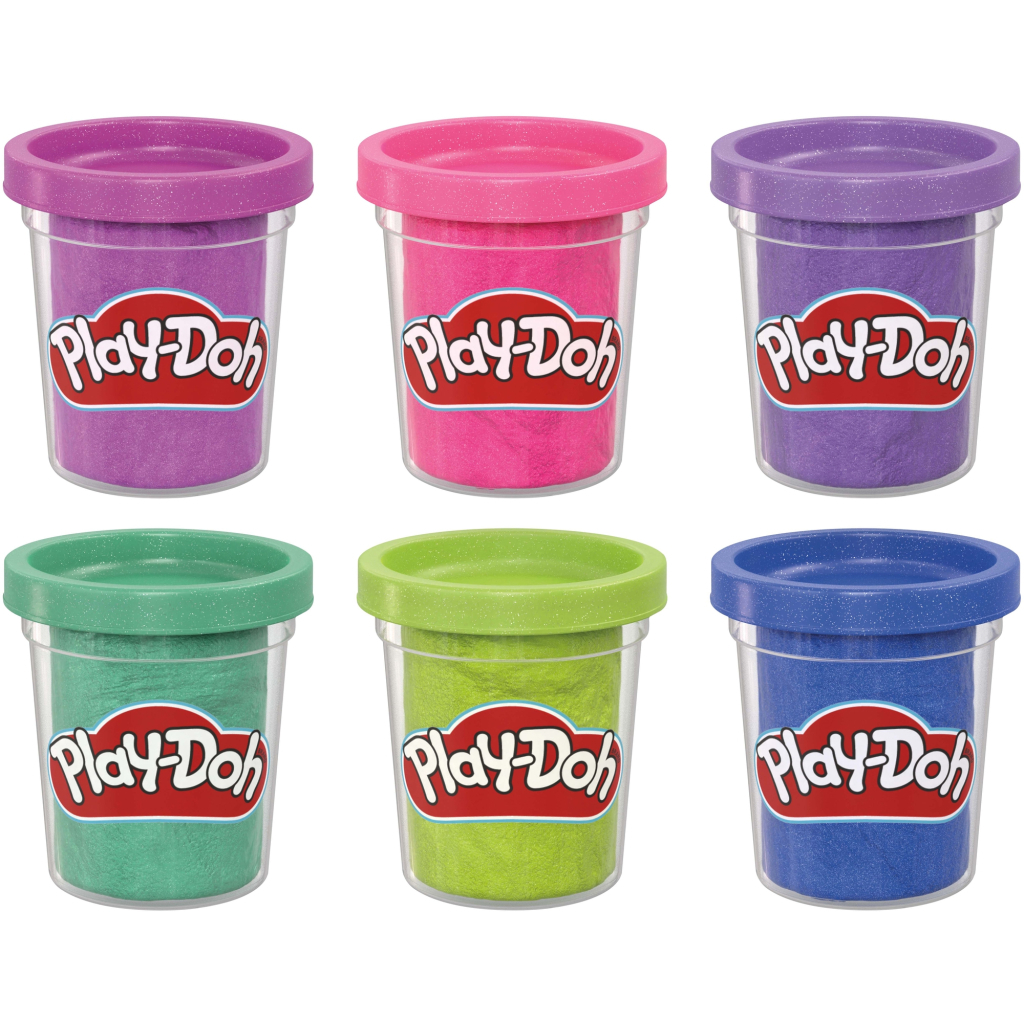 Набір для творчості Hasbro Play-Doh Sparkle collection 6 баночок (F9932) Набір для творчості Hasbro Play-Doh Sparkle collection 6 баночок (F9932)