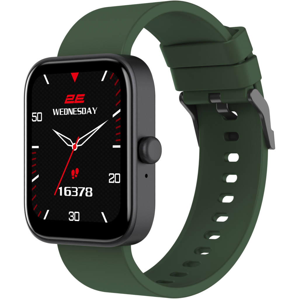 Смарт-годинник 2E Alpha SQ Music Edition 46mm Black-Green + ремінець сірий (2E-CWW40BKGN-WS) Смарт-годинник 2E Alpha SQ Music Edition 46mm Black-Green + ремінець сірий (2E-CWW40BKGN-WS)