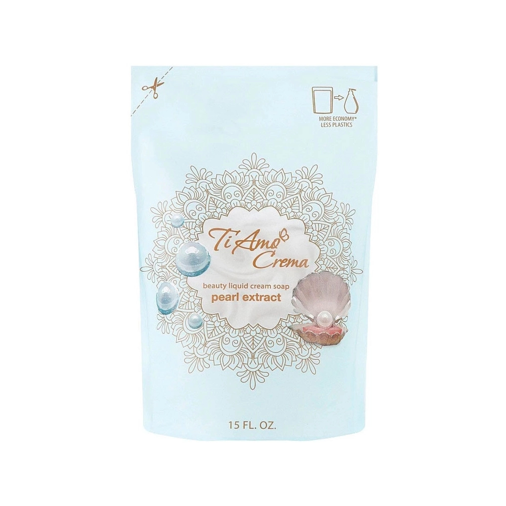 Рідке мило Ti Amo Crema З екстрактом перлин 450 мл (4820195509425)